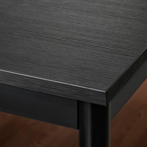 SANDSBERG Tisch, schwarz, 110x67 cm