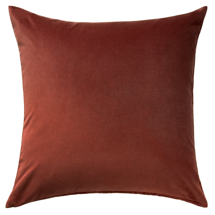 SANELA Kissenbezug, rot/braun, 65x65 cm IKEA Schweiz