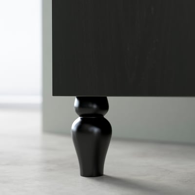 SIGGARP Bein, schwarz, 10 cm
