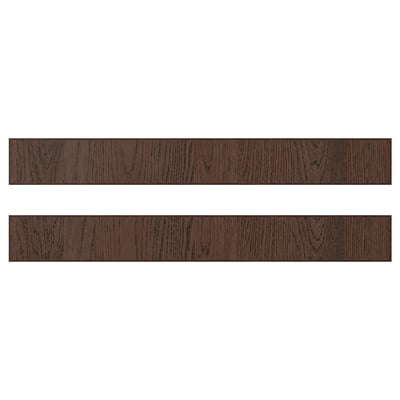 SINARP Schubladenfront, braun, 80x10 cm