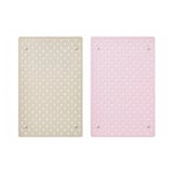 SKÅDIS Lochplatte, beige/rosa, 36x56 cm