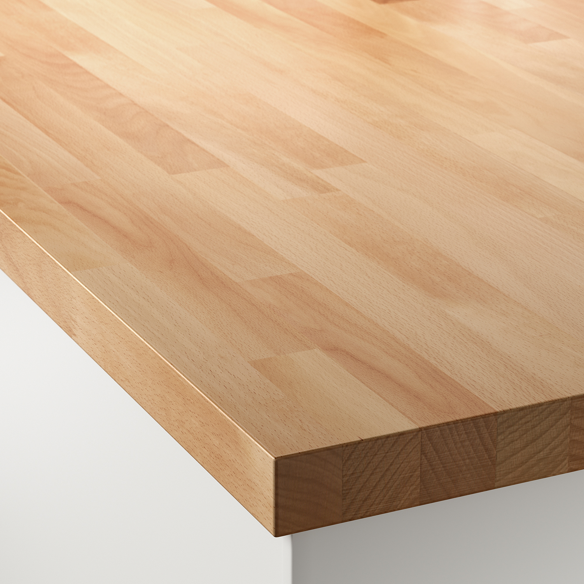 SKOGARP Maßarbeitsplatte, Buche/Massivholz, 45.1-63.5x4.0 cm - IKEA Schweiz