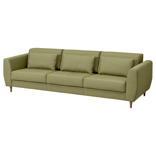 SLATORP 3er-Sofa, Vissle gelbgrün