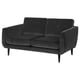 Option: SMEDSTORP 2er-Sofa, Djuparp dunkelgrau/schwarz