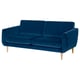 Option: SMEDSTORP 3er-Sofa, Djuparp/dunkel grünblau Eiche