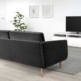 SMEDSTORP 3er-Sofa, Djuparp/dunkelgrau Eiche