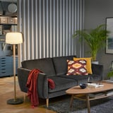 SMEDSTORP 3er-Sofa, Djuparp/dunkelgrau Eiche