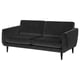 SMEDSTORP 3er-Sofa, Djuparp dunkelgrau/schwarz