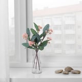 SMYCKA Kunstblume, Eukalyptus/rosa, 30 cm