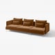 SÖDERHAMN 4er-Sofa, Alhamn dunkel gelbbraun