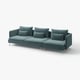 SÖDERHAMN 4er-Sofa, Alhamn dunkel graublau