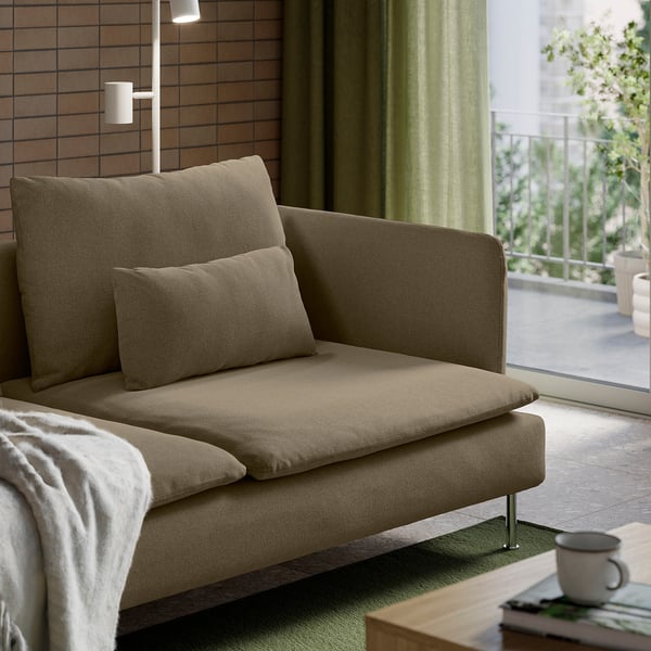 SÖDERHAMN 4er-Sofa, Johanneshov braunbeige