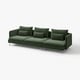 SÖDERHAMN 4er-Sofa, Johanneshov dunkelgrün