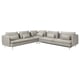 SÖDERHAMN 6er-Eckbettsofa, Viarp beige/braun