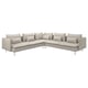 SÖDERHAMN Ecksofa 6-sitzig, Fridtuna hellbeige