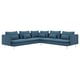 SÖDERHAMN Ecksofa 6-sitzig, Tallmyra blau