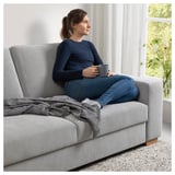 SÖRVALLEN 2er-Sofa, Tallmyra schwarz/weiß
