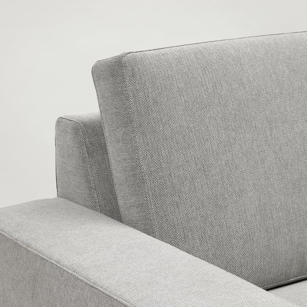 SÖRVALLEN 2er-Sofa, Tallmyra schwarz/weiß
