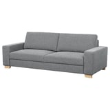 SÖRVALLEN 3er-Sofa, Lejde grau/schwarz