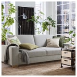SÖRVALLEN 3er-Sofa, Tallmyra schwarz/weiß