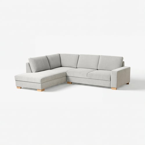 SÖRVALLEN Ecksofa 3-sitzig, ohne Abschluss links/Tallmyra schwarz/weiß