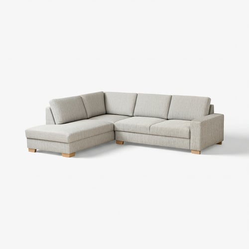 SÖRVALLEN Ecksofa 3-sitzig, ohne Abschluss links/Viarp beige/braun