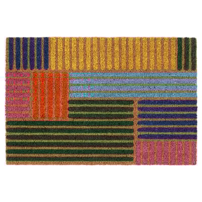 SPÅRDJUP Fußmatte innen, bunt/Streifen, 40x60 cm