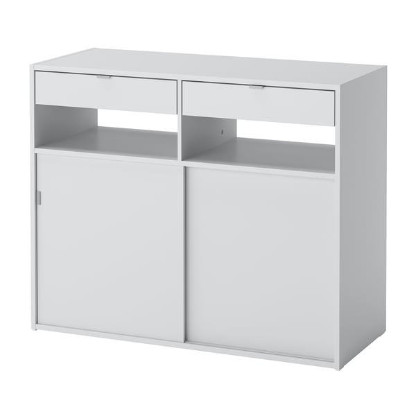 SPIKSMED Sideboard, hellgrau, 97x40x79 cm