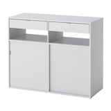 SPIKSMED Sideboard, hellgrau, 97x40x79 cm