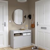 SPIKSMED Sideboard, hellgrau, 97x40x79 cm