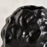 STOCKHOLM 2025 Vase, schwarz, 27 cm