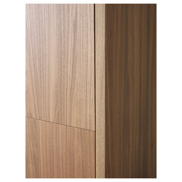 STOCKHOLM Schrank mit 2 Schubladen, Nussbaumfurnier, 90x107 cm