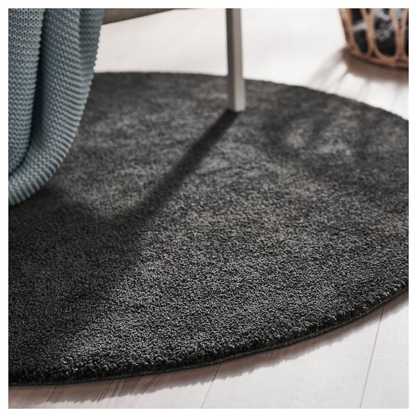 Stoense Teppich Kurzflor Dunkelgrau Ikea Schweiz