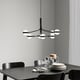 STORSLINGA Kronleuchter 8armig, LED, schwarz/weiss IKEA Schweiz