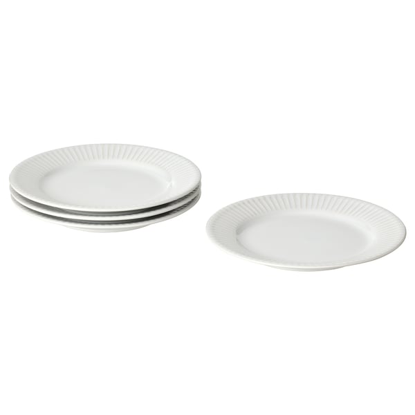 STRIMMIG Dessertteller, weiß, 21 cm