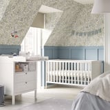 SUNDVIK Babybett, weiß, 70x140 cm