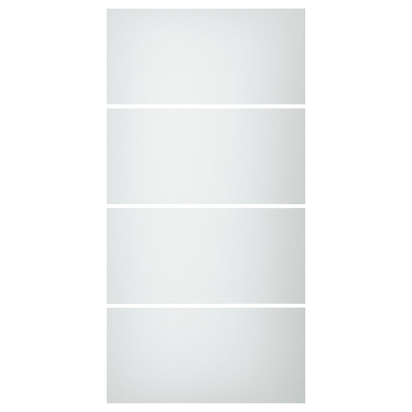 SVARTISDAL 4 Paneele f Schiebetürrahmen - weiß Papiereffekt 100x201 cm
