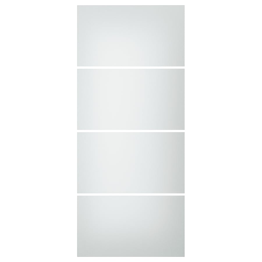 SVARTISDAL 4 Paneele f Schiebetürrahmen, weiß Papiereffekt, 100x236 cm