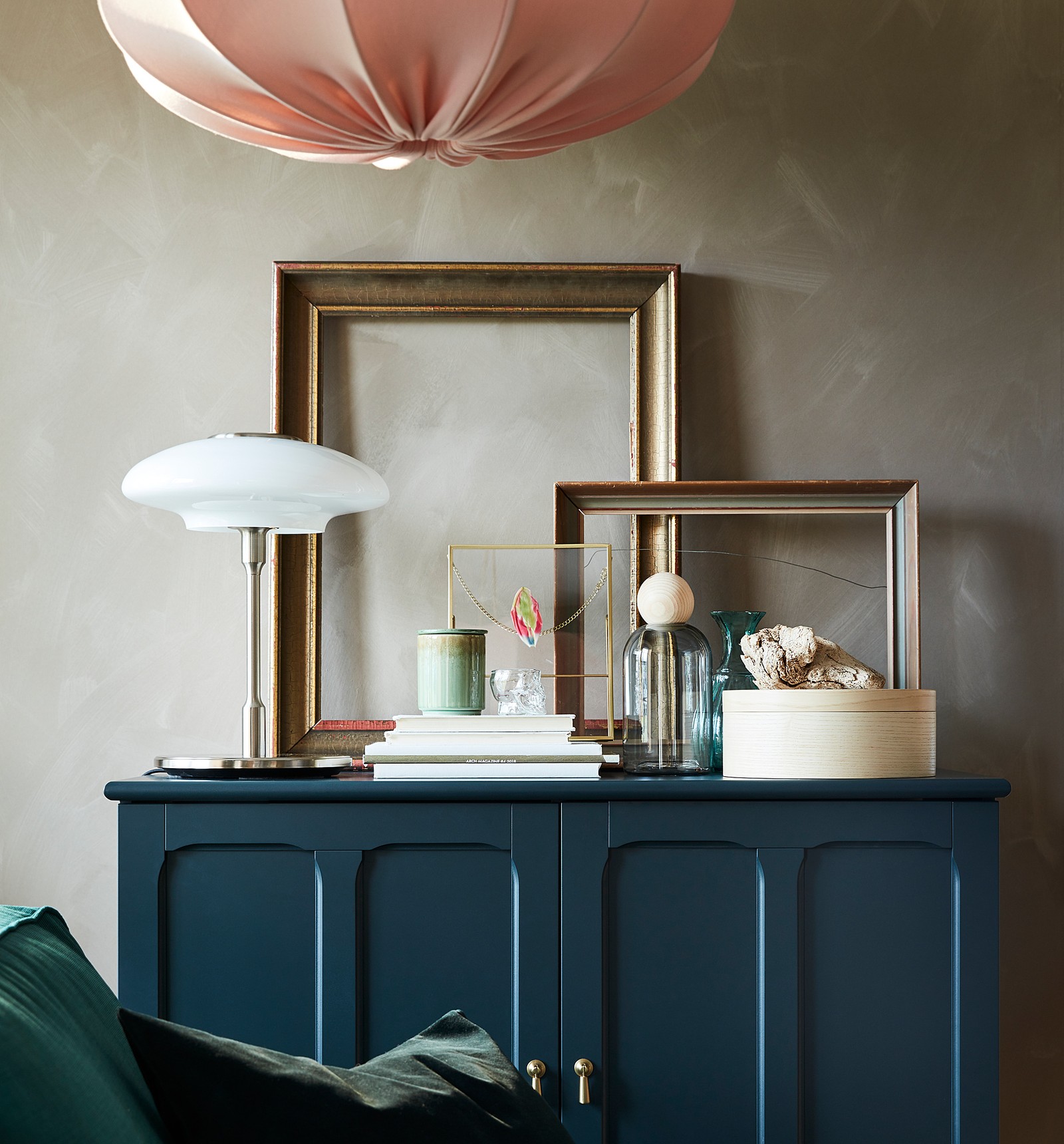 TÄLLBYN Tischleuchte, vernickelt/opalweiß Glas, 40 cm - IKEA Schweiz