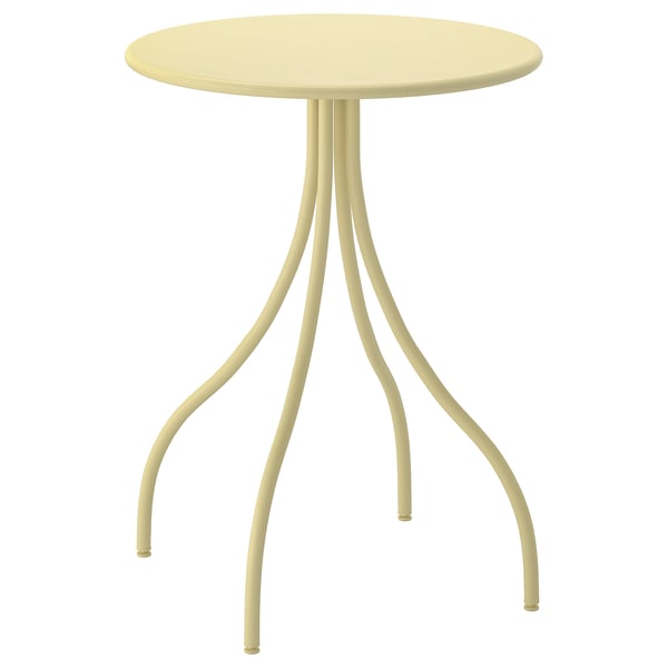 TÅNEBRO Beistelltisch, drinnen/draußen/blassgelb, 46 cm