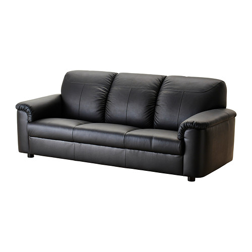 TIMSFORS 3erSofa Mjuk/Kimstad schwarz IKEA
