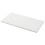 TOLKEN Abdeckplatte, weiß marmoriert/folierte Platte, 102x49 cm