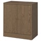 TONSTAD Schrank mit Türen, braun gebeiztes Eichenfurnier, 82x47x90 cm
