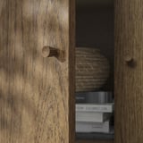 TONSTAD Sideboard, braun gebeiztes Eichenfurnier, 121x47x90 cm
