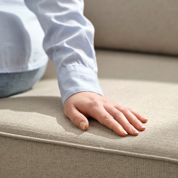 TORNSBORG 2er-Bettsofa, Naggen beige/Kiefer