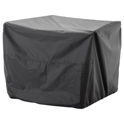 TOSTERÖ Gartenmöbel-Abdeckung, Sofa/schwarz, 109x85 cm