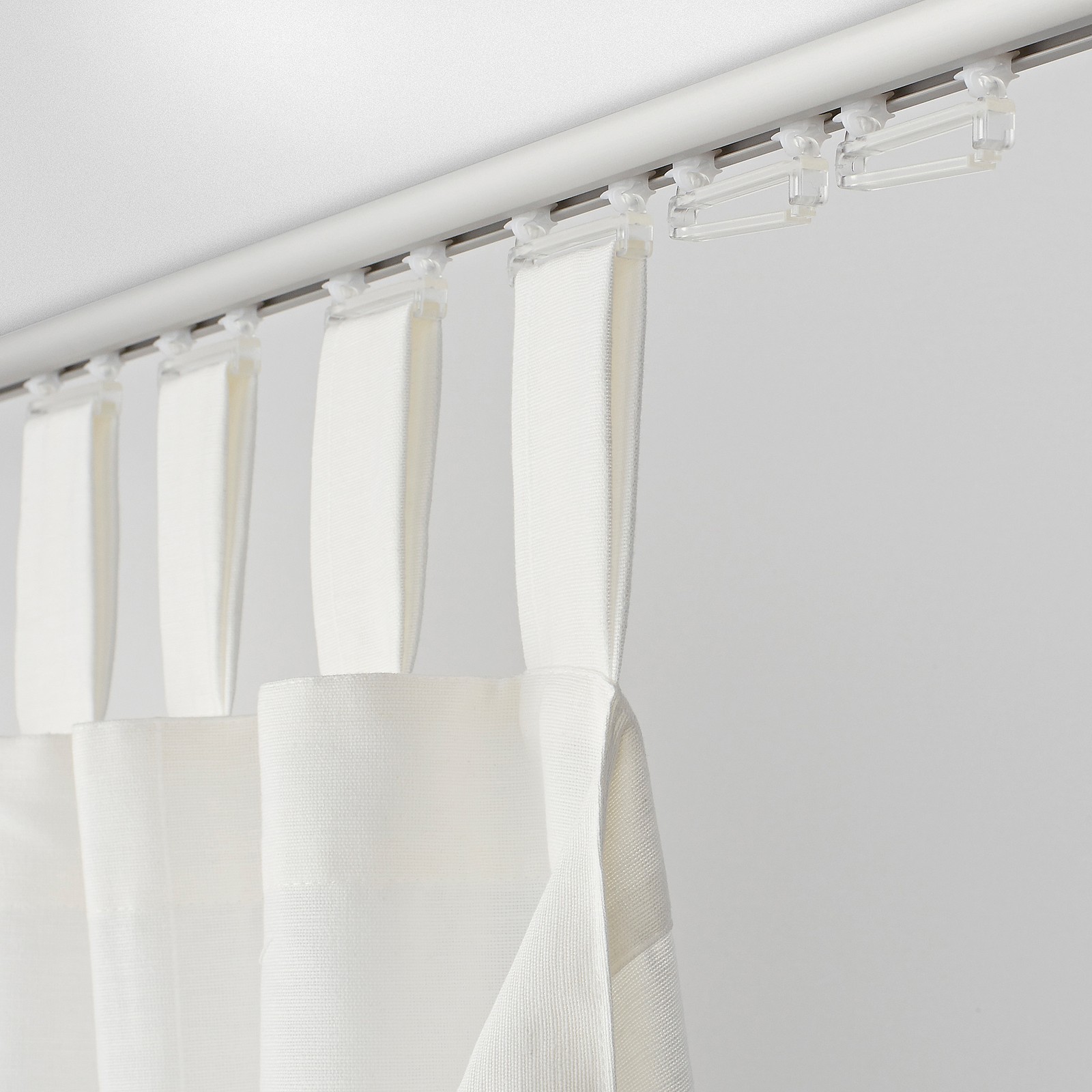 TRÖSTA Gleiter für Schlaufengardine, mini/transparent, 10 Stück - IKEA