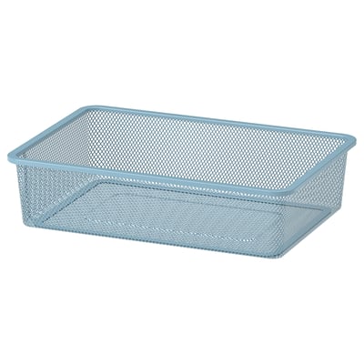 TROFAST Netzdrahtkorb, graublau, 42x30x10 cm