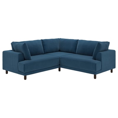 UPPÅKRA Modulecksofa 3-sitzig, Samsala dunkelblau