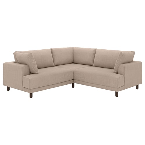 UPPÅKRA Modulecksofa 3-sitzig, Samsala graubeige